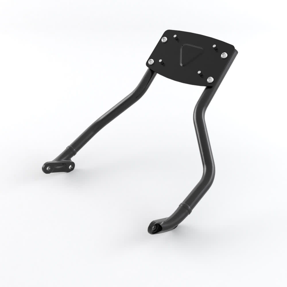 Passenger Backrest Uprights Black Triumph Motorcycles